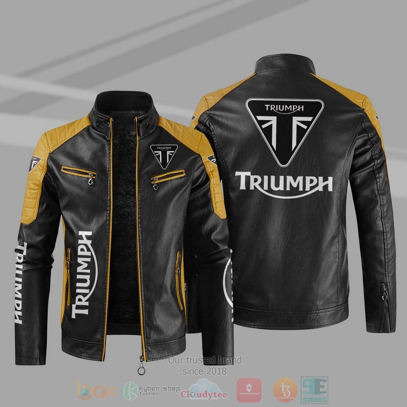 Triumph Block Leather Jacket 1