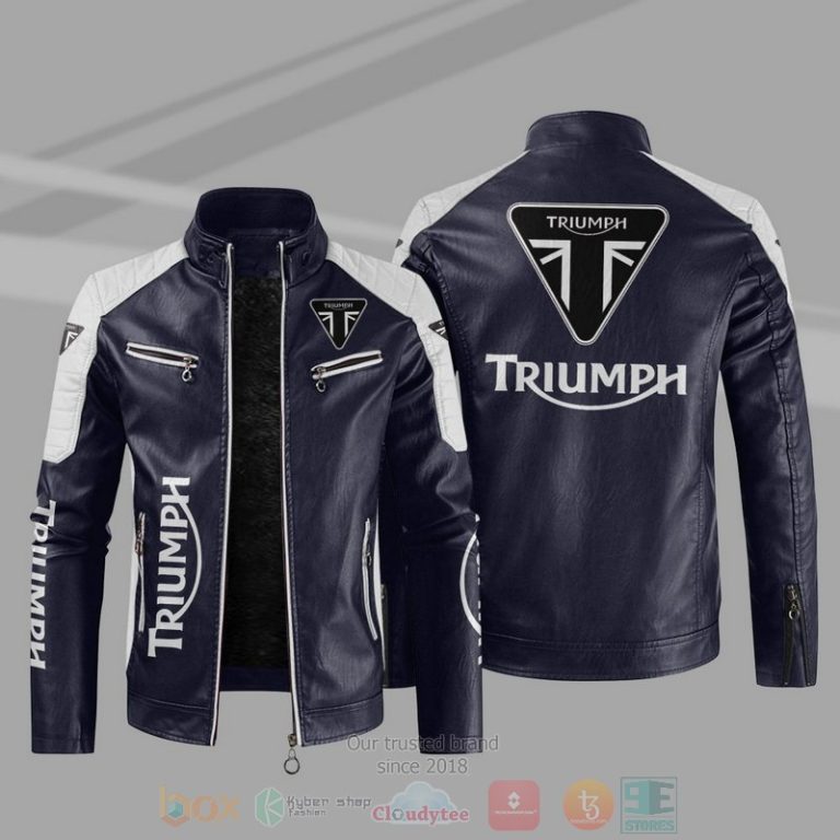 Triumph Block Leather Jacket 1 2