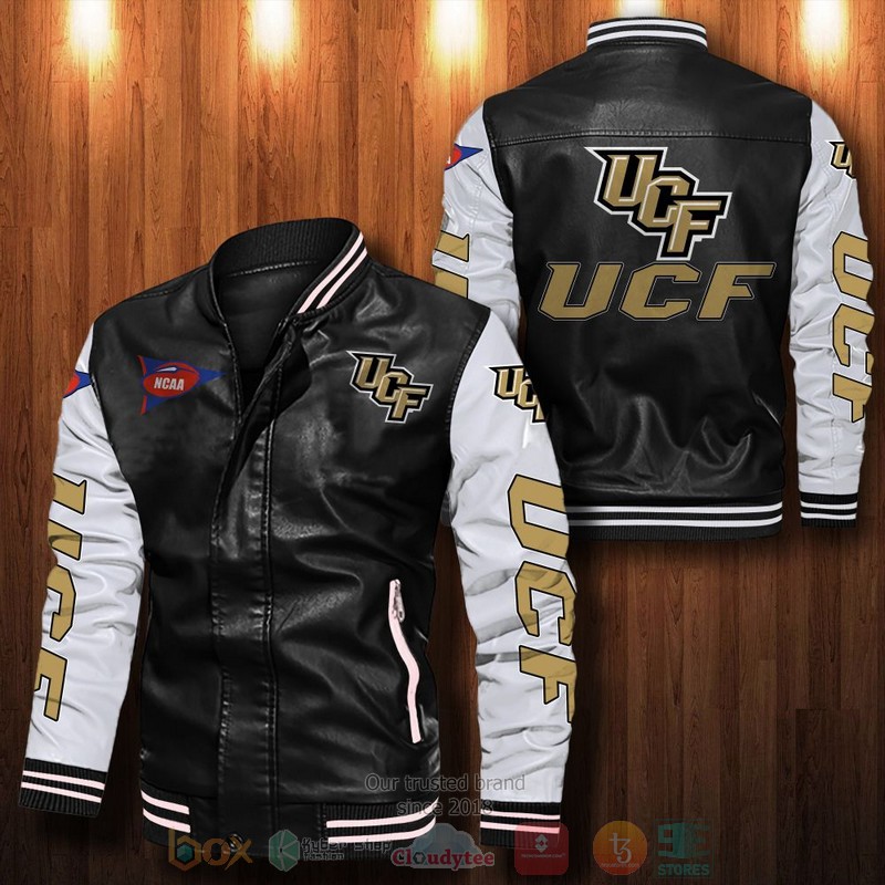 UCF Knights Leather Bomber Jacket