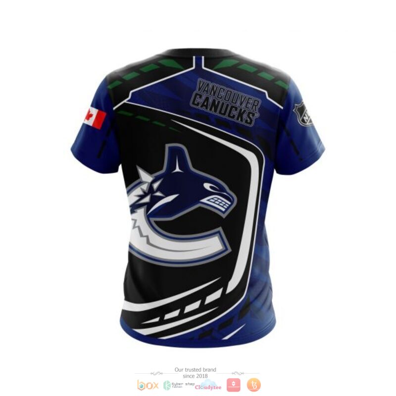 Vancouver Canucks NHL black blue 3D shirt hoodie 1 2 3 4 5 6 7 8