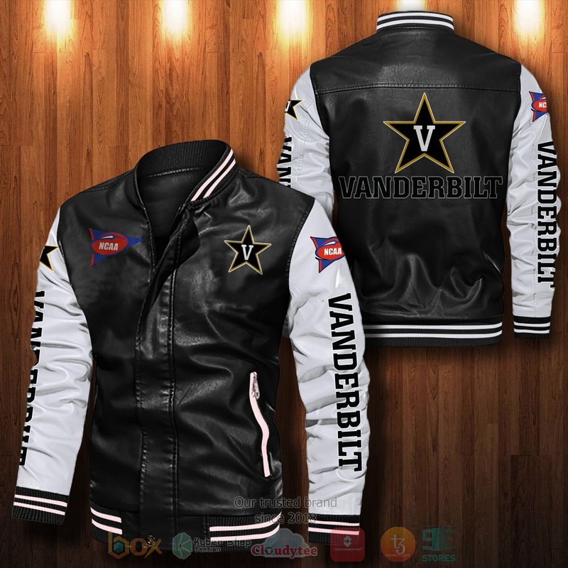 Vanderbilt Commodores Leather Bomber Jacket