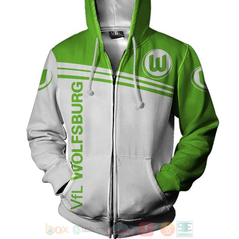 VfL Wolfsburg 3D shirt hoodie 1 2