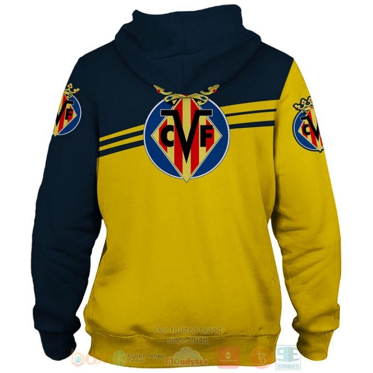 Villarreal yellow blue 3D shirt hoodie 1