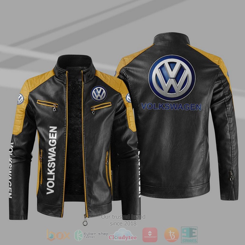 Volkswagen Block Leather Jacket 1