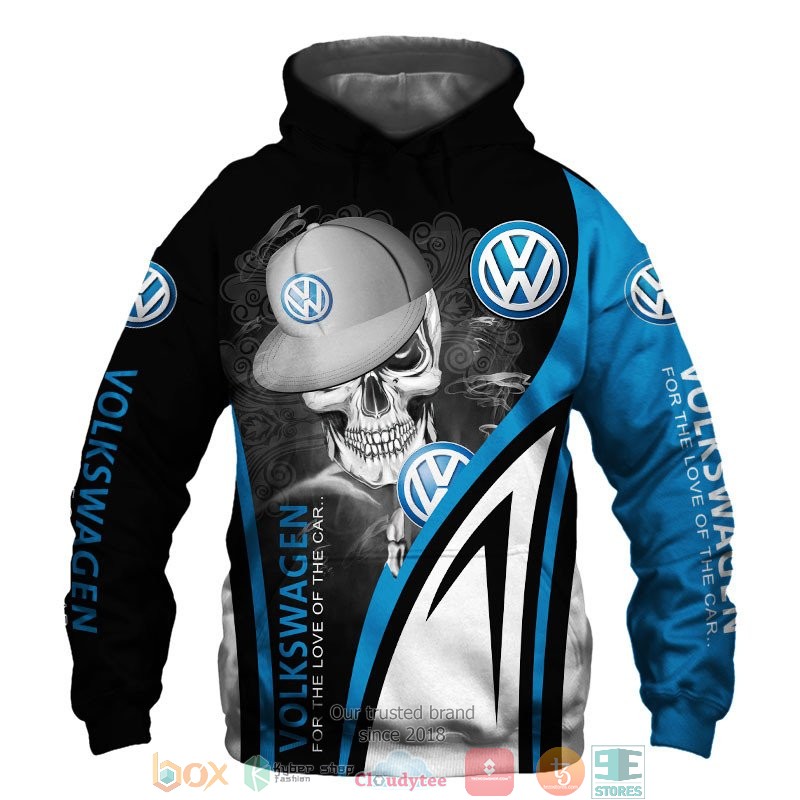 Volkswagen For the love of the car Skull 3d shirt hoodie