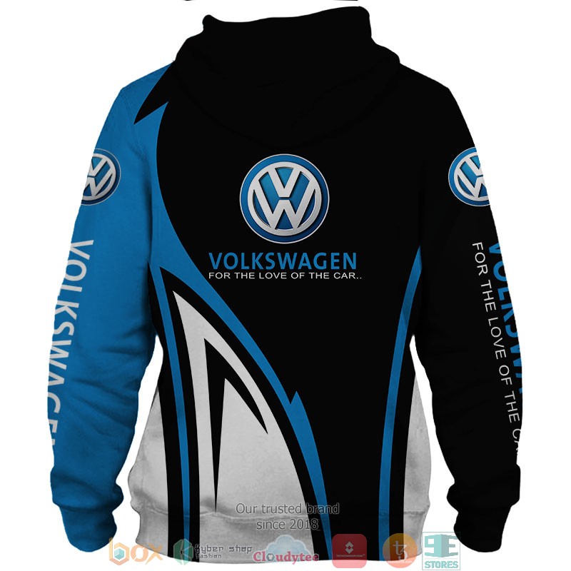 Volkswagen For the love of the car Skull 3d shirt hoodie 1