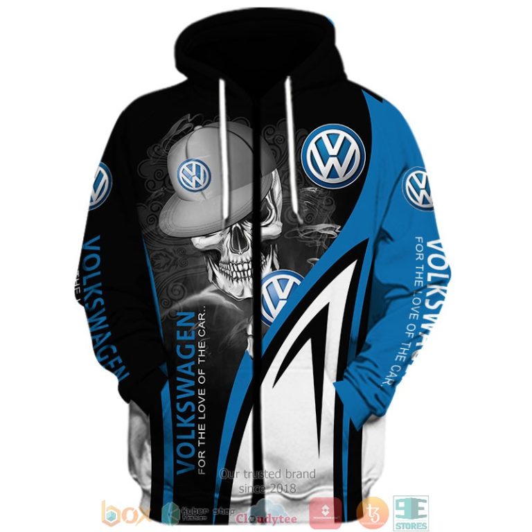 Volkswagen For the love of the car Skull 3d shirt hoodie 1 2