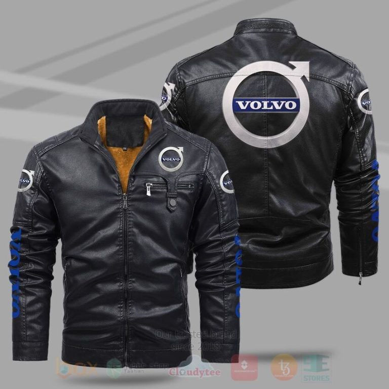 Volvo Fleece Leather Jacket