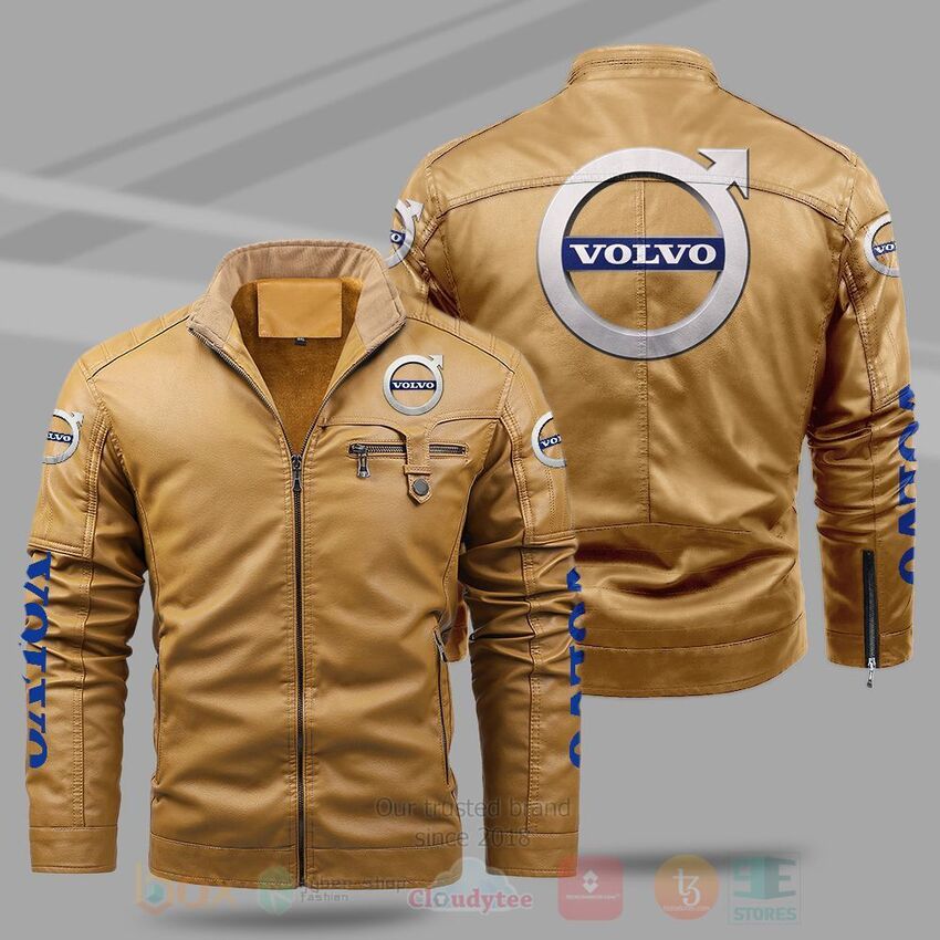 Volvo Fleece Leather Jacket 1