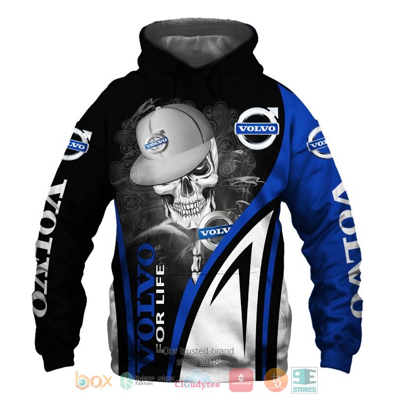Volvo For Life Skull 3d shirt hoodie