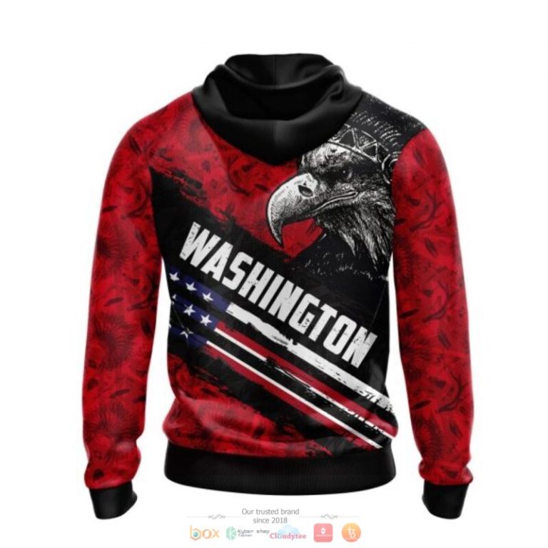 Washington Capitals NHL Eagle American flag 3D shirt hoodie 1 2