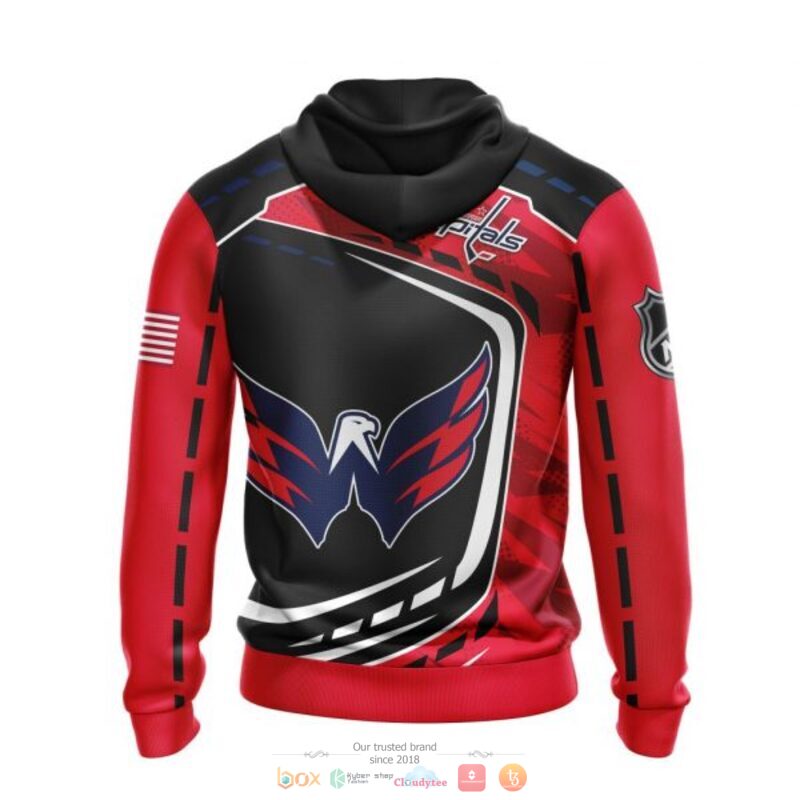 Washington Capitals NHL black red 3D shirt hoodie 1 2