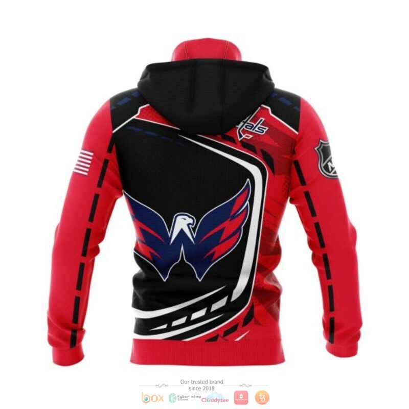 Washington Capitals NHL black red 3D shirt hoodie 1 2 3 4