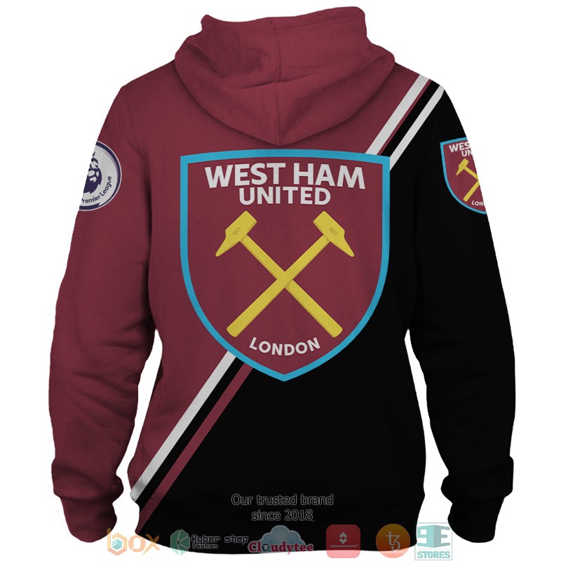 West Ham United 3d shirt hoodie 1