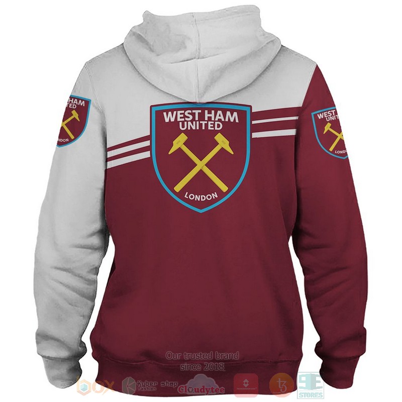 West Ham United FC 3D shirt hoodie 1