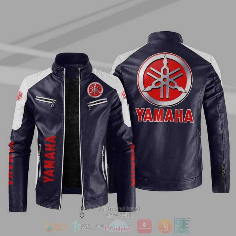 Yamaha Block Leather Jacket 1 2