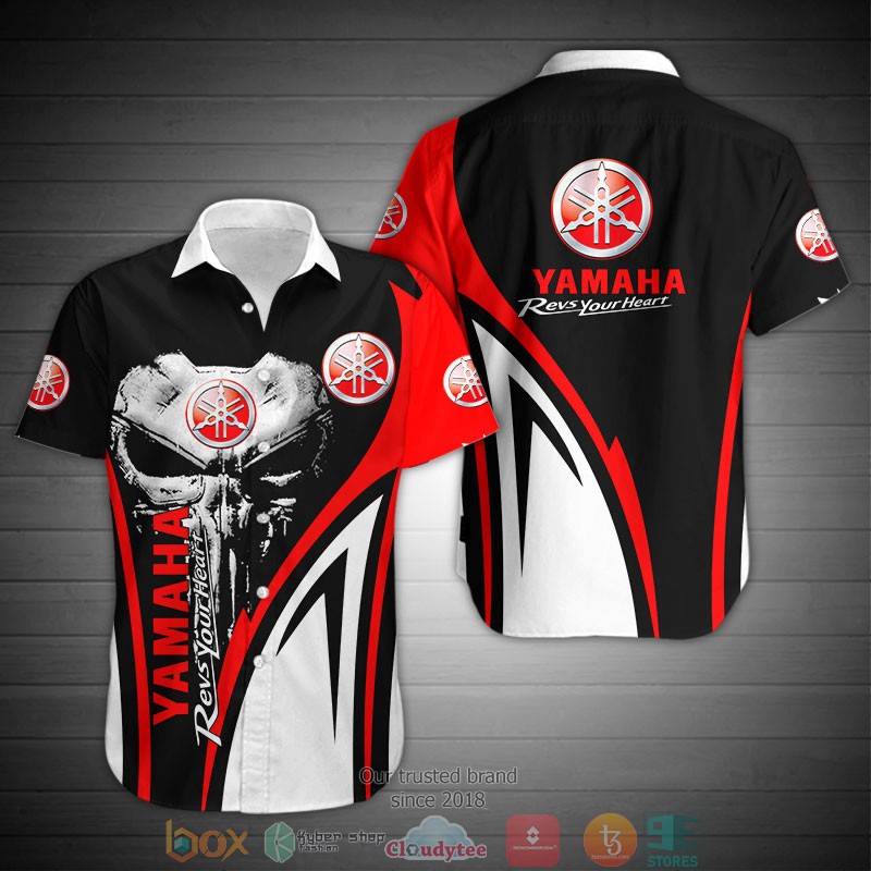 Yamaha Revs Your heart Skull 3d shirt hoodie 1 2 3 4 5 6 7