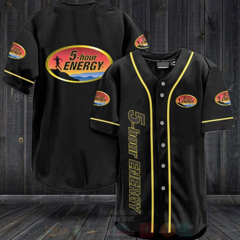 5 Hour Energy Baseball Jersey Shirt