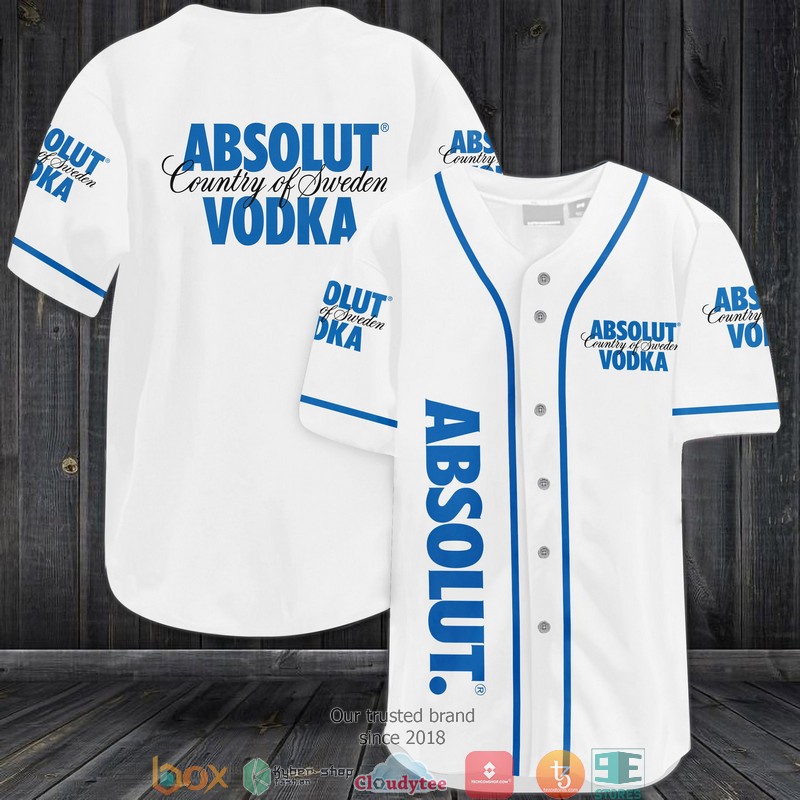 Absolut Vodka Jersey Baseball Shirt