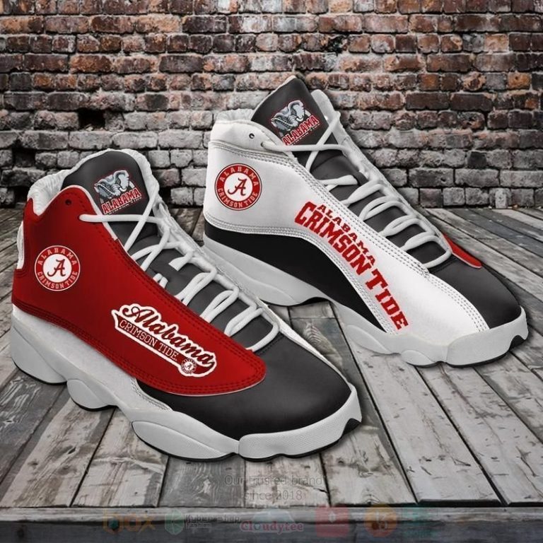 Alabama Crimson Tide NCAA Red Black Air Jordan 13 Shoes