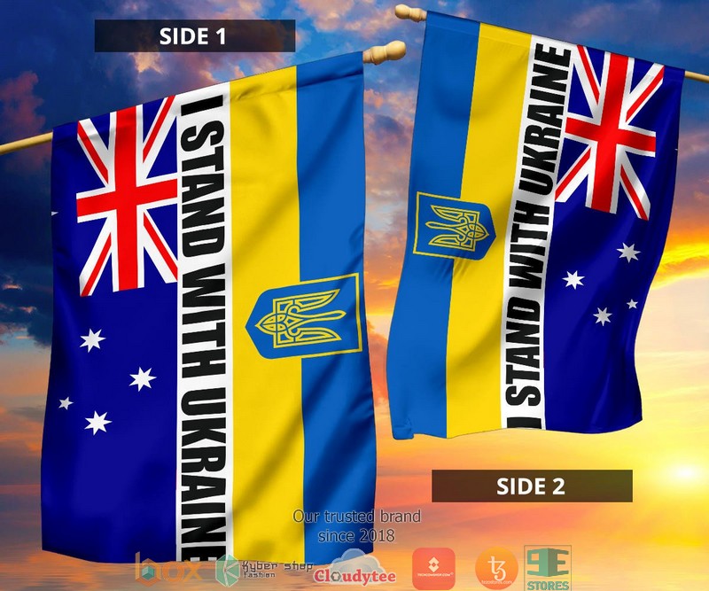 Australia I Stand With Ukraine Flag 1 2 3