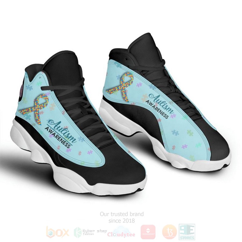 Autism Awareness Air Jordan 13 Shoes
