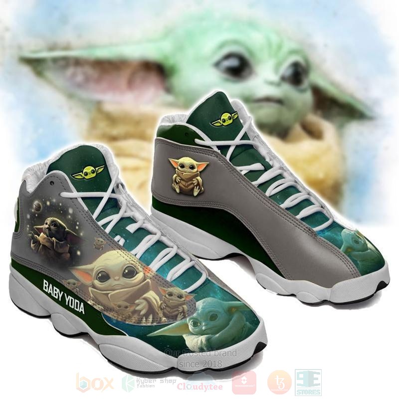 Baby Yoda Star Wars Air Jordan 13 Shoes