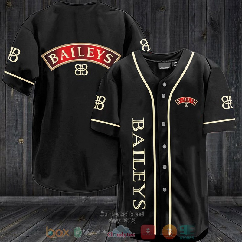 Baileys Original Irish Cream black Baseball Jersey