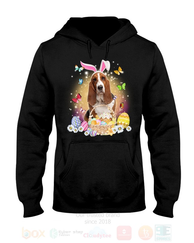 Basset Hound Easter Bunny Butterfly 2D Hoodie Shirt 1 2 3 4 5 6 7 8 9 10 11 12 13 14 15