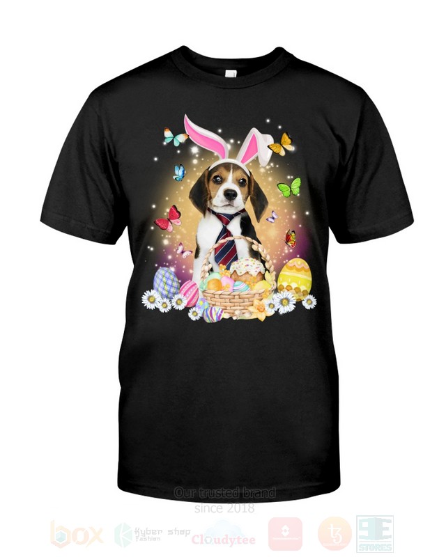 Beagle Baby Easter Bunny Butterfly 2D Hoodie Shirt 1 2 3 4