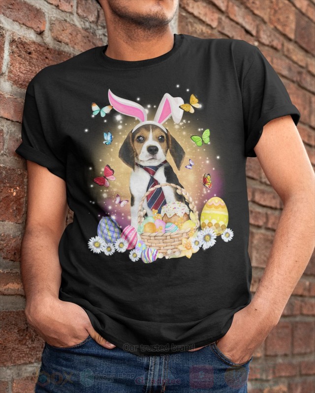 Beagle Baby Easter Bunny Butterfly 2D Hoodie Shirt 1 2 3 4 5 6 7