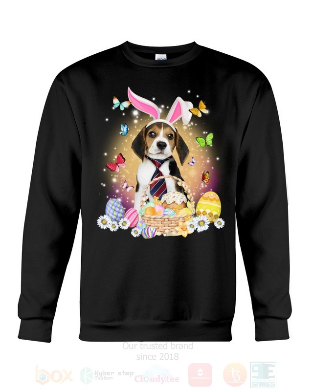 Beagle Baby Easter Bunny Butterfly 2D Hoodie Shirt 1 2 3 4 5 6 7 8 9 10 11 12