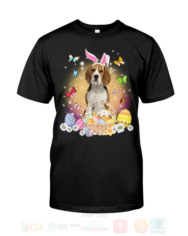 Beagle Dog Easter Bunny Butterfly 2D Hoodie Shirt 1 2 3 4