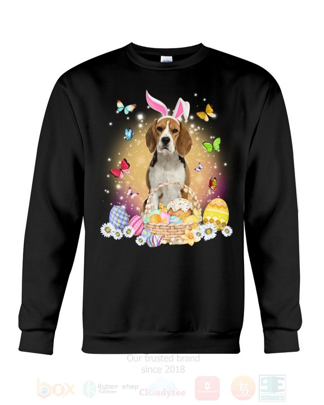 Beagle Dog Easter Bunny Butterfly 2D Hoodie Shirt 1 2 3 4 5 6 7 8 9 10 11 12
