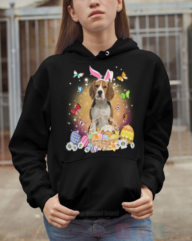 Beagle Dog Easter Bunny Butterfly 2D Hoodie Shirt 1 2 3 4 5 6 7 8 9 10 11 12 13 14 15 16 17 18