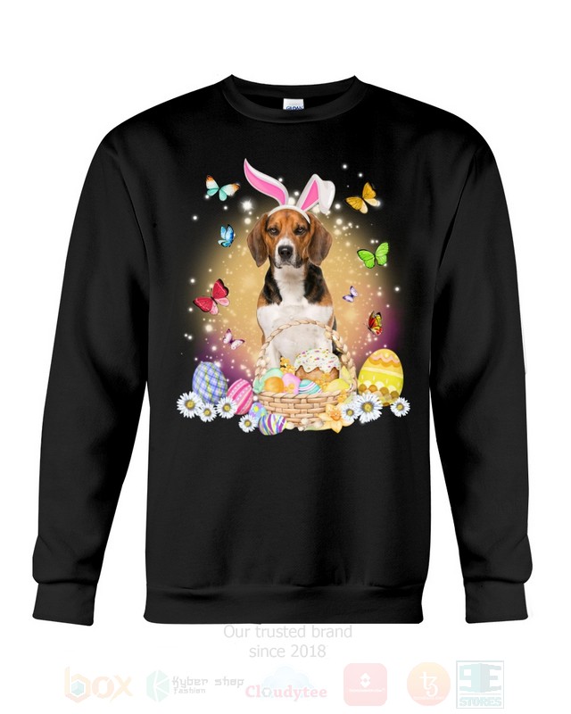 Beagle Easter Bunny Butterfly 2D Hoodie Shirt 1 2 3 4 5 6 7 8 9 10 11 12