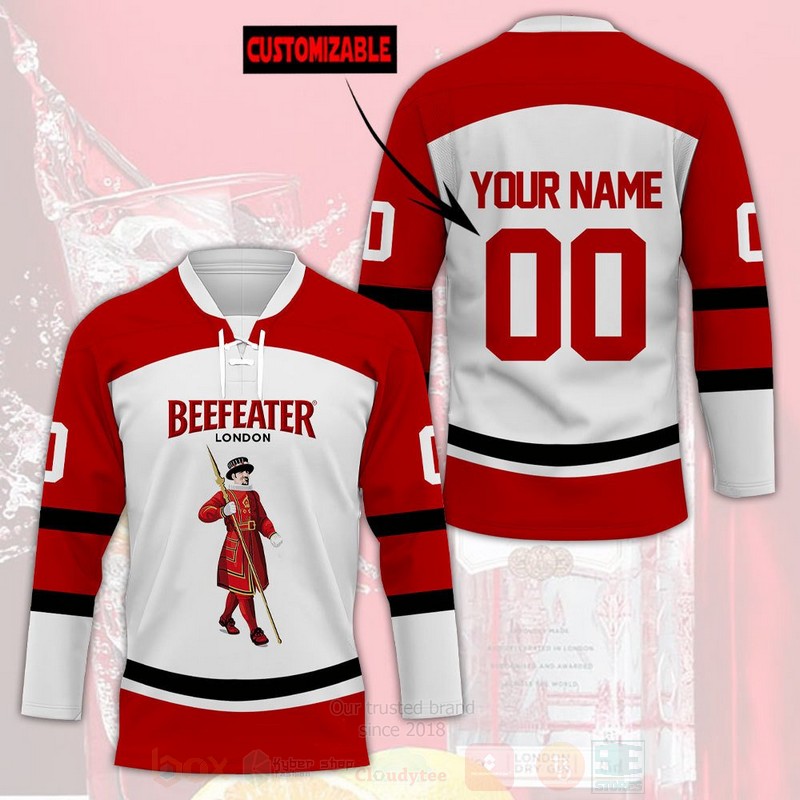 Beefeater Gin Personalized Hockey Jersey Shirt