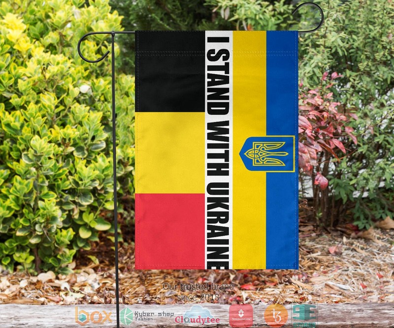 Belgium I Stand With Ukraine Flag 1