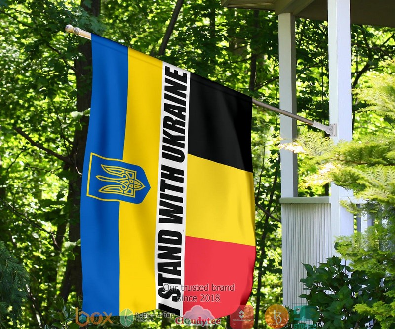 Belgium I Stand With Ukraine Flag 1 2