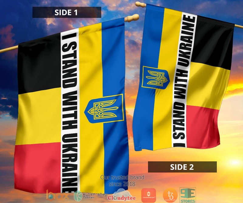 Belgium I Stand With Ukraine Flag 1 2 3