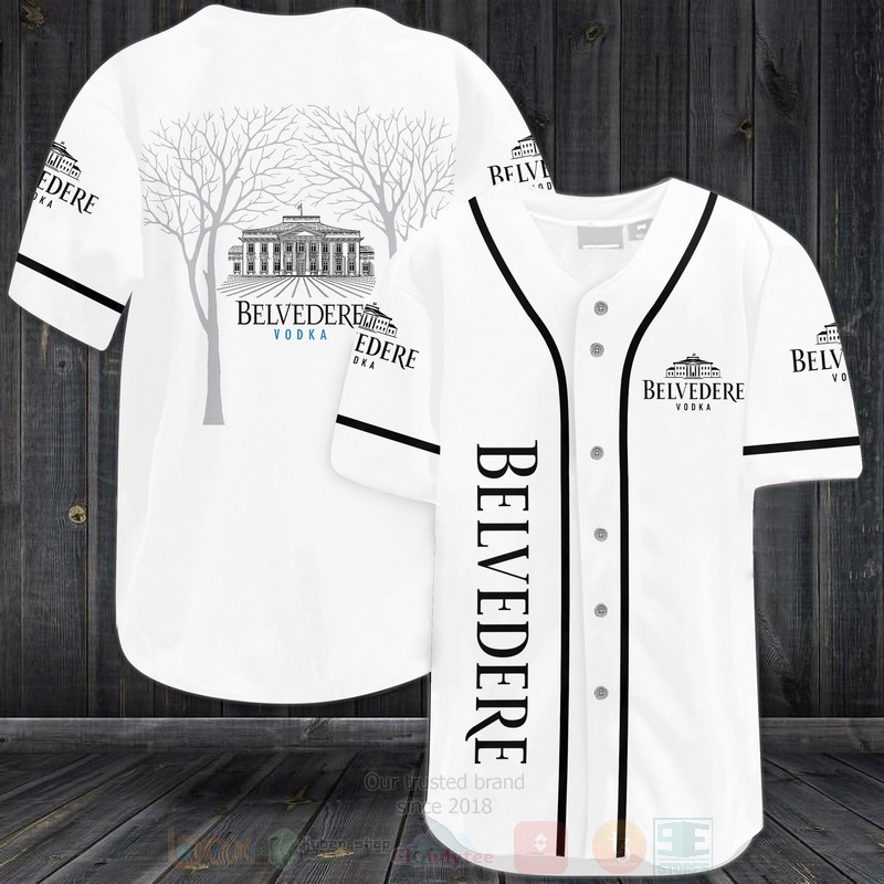 Belvedere Vodka Baseball Jersey Shirt