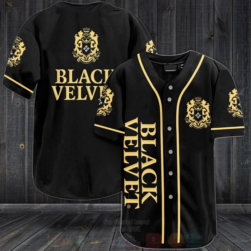 Black Velvet Canadian Whisky Baseball Jersey Shirt