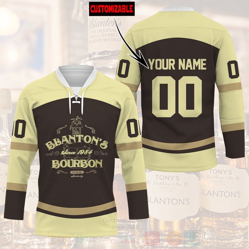 Blantons Bourbon Personalized Hockey Jersey Shirt