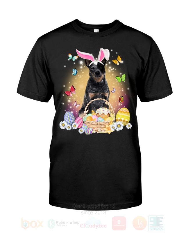 Blue Heeler Easter Bunny Butterfly 2D Hoodie Shirt 1 2 3 4