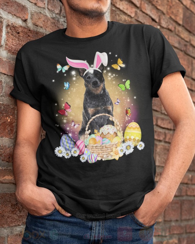 Blue Heeler Easter Bunny Butterfly 2D Hoodie Shirt 1 2 3 4 5 6 7