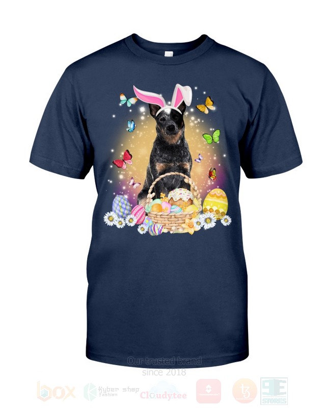 Blue Heeler Easter Bunny Butterfly 2D Hoodie Shirt 1 2 3 4 5 6 7 8
