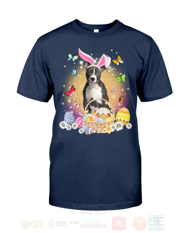 Blue Nose Pitbull Easter Bunny Butterfly 2D Hoodie Shirt 1 2 3 4 5 6 7 8