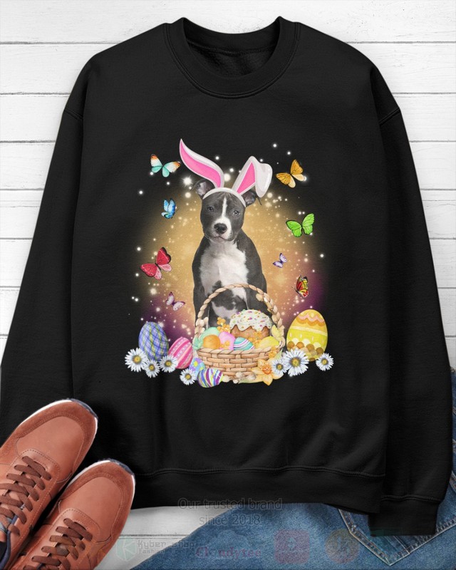 Blue Nose Pitbull Easter Bunny Butterfly 2D Hoodie Shirt 1 2 3 4 5 6 7 8 9 10 11 12 13 14