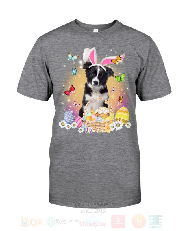 Border Collie Easter Bunny Butterfly 2D Hoodie Shirt
