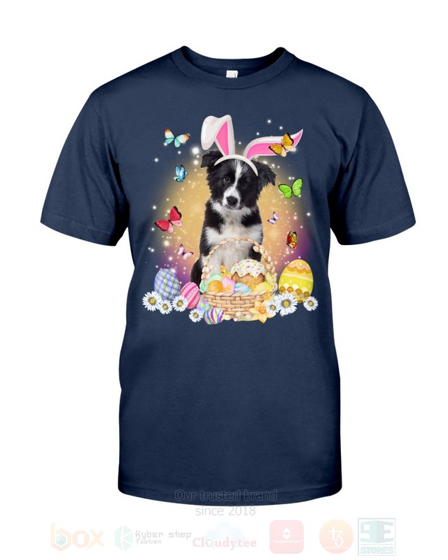 Border Collie Easter Bunny Butterfly 2D Hoodie Shirt 1 2 3 4 5 6 7 8